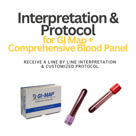 Interpretation & Protocol for GI Map & Blood Work